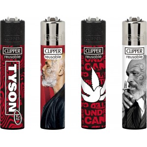 Clipper Lighters - Tyson 2.0 "Tyson Smoke" - 48ct Display [CLTYSNTS-48CT]
